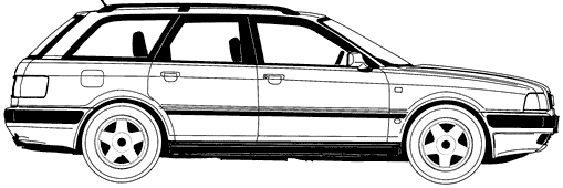 Кола Audi 80 Avant 1994