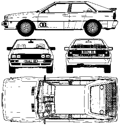 Кола Audi 80 Quattro