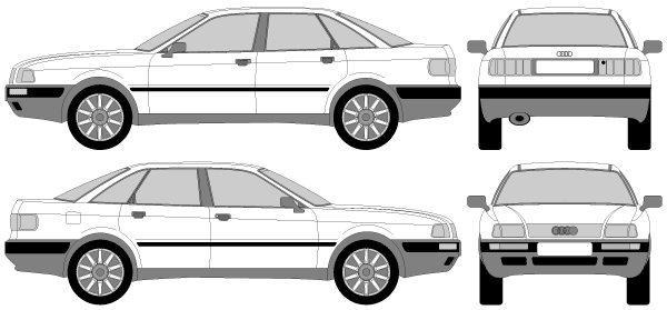 Кола Audi 80 Typ B3