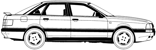 Кола Audi 90 1988