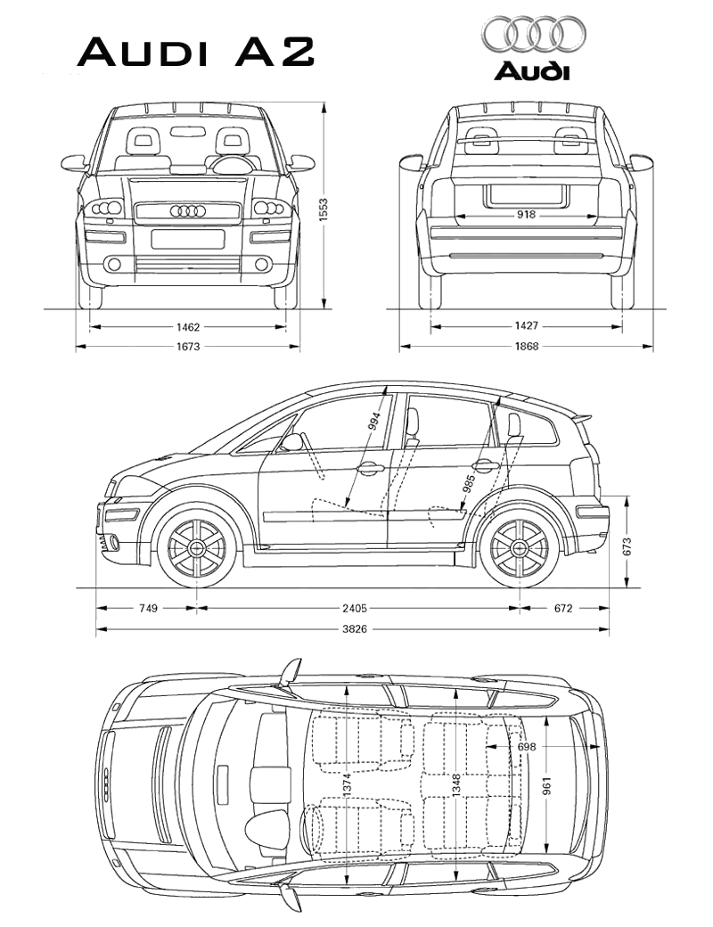 Кола Audi A2