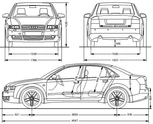 Кола Audi A4 Limousine