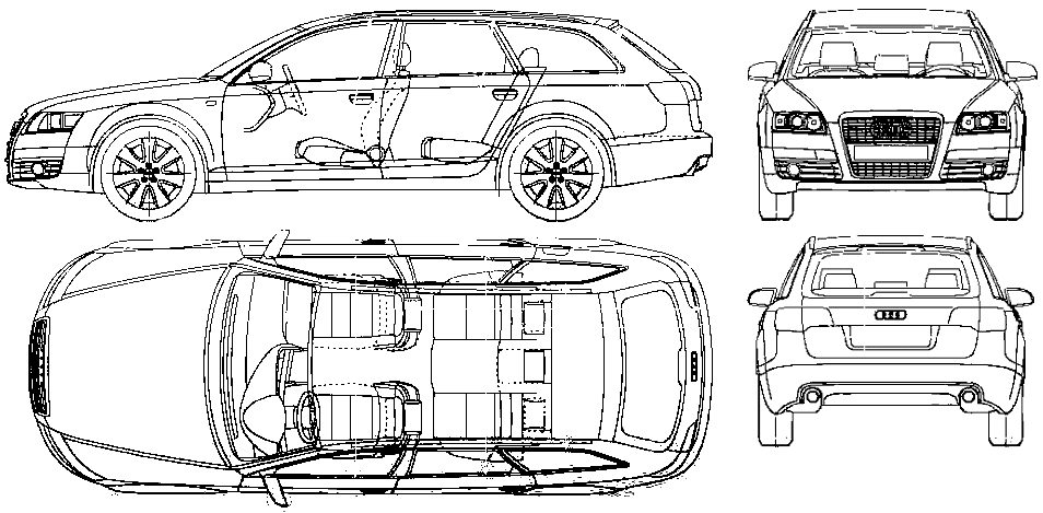 Кола Audi A6 Avant 2005