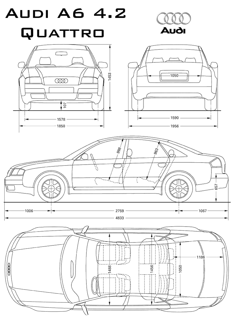 Кола Audi A6 Quattro