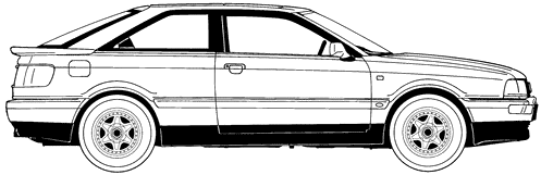 Кола Audi Coupe 1989
