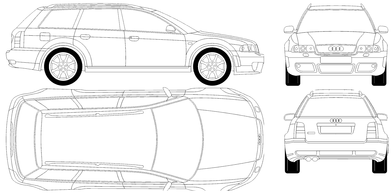 Кола Audi RS4 2000