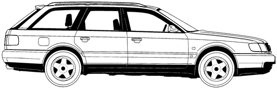 Кола Audi S6 Avant 1995