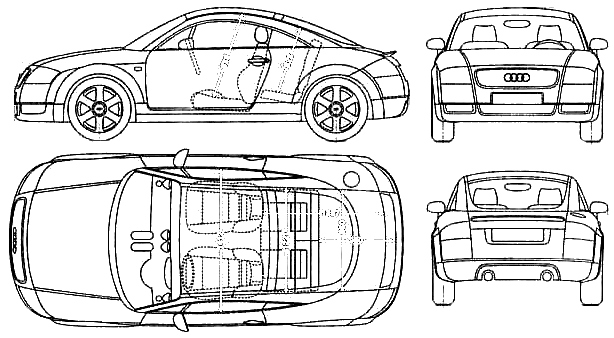 Кола Audi TT Coupe
