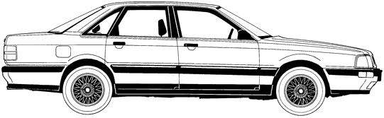 Кола Audi V8 1989