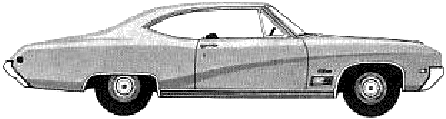 Кола Buick GS 350 Sport Coupe 1968