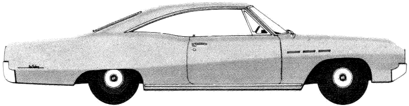 Кола Buick LeSabre Sport Coupe 1967 