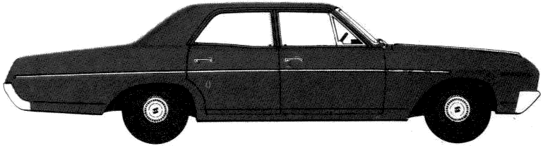 Кола Buick Special Deluxe 4-Door Sedan 1967