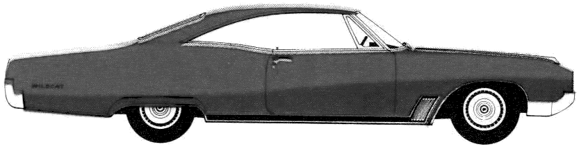 Кола Buick Wildcat 225 Sport Coupe 1967