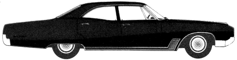 Кола Buick Wildcat 4-Door Sedan 1967