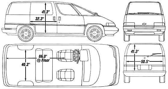 Кола Chevrolet Lumina APV 1990