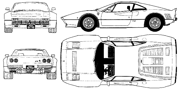 Кола Ferrari 288 GTO 1984