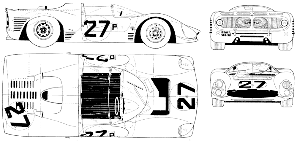 Кола Ferrari 330 P3