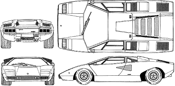 Кола Lamborghini Countach LP400