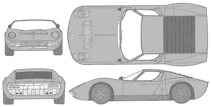 Кола Lamborghini Miura