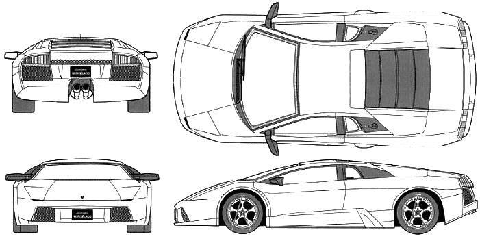 Кола Lamborghini Murcielago 2004