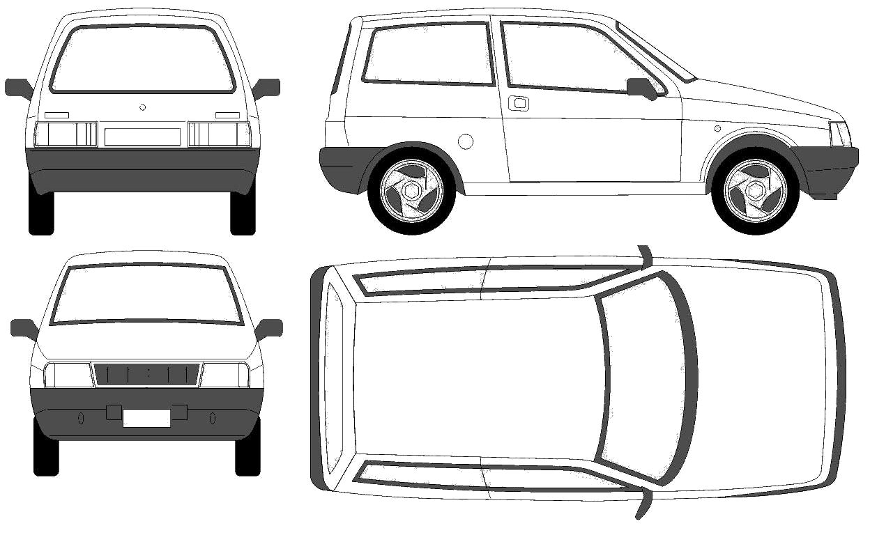 Кола Autobianchi Y10 1996 