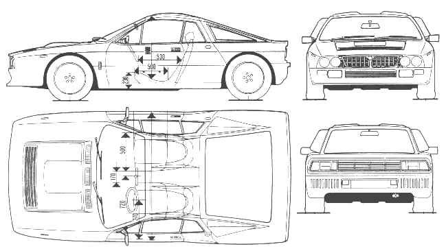 Кола Lancia 037