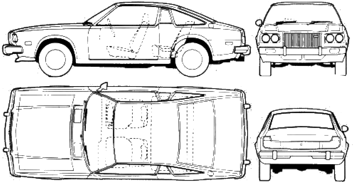 Auto Mazda 121 Cosmo 1976 : obrázek obrázek obrázek obrázek kreslení obrázků znázorňují auta