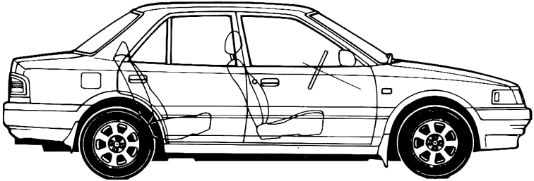 Bil Mazda 323 1993