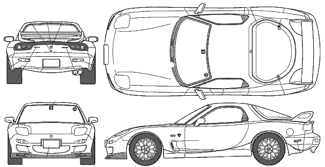 Кола Mazda RX-7 FD3S Spirit Type