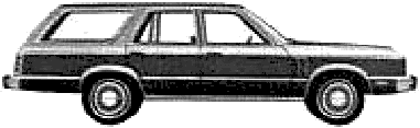 Кола Mercury Zephyr Station Wagon 1979
