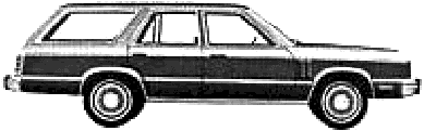 Кола Mercury Zephyr Station Wagon 1980