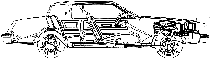 Кола Oldsmobile Toronado 1980