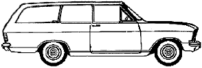 Кола Opel Kadett B Caravan 2-Door 1970