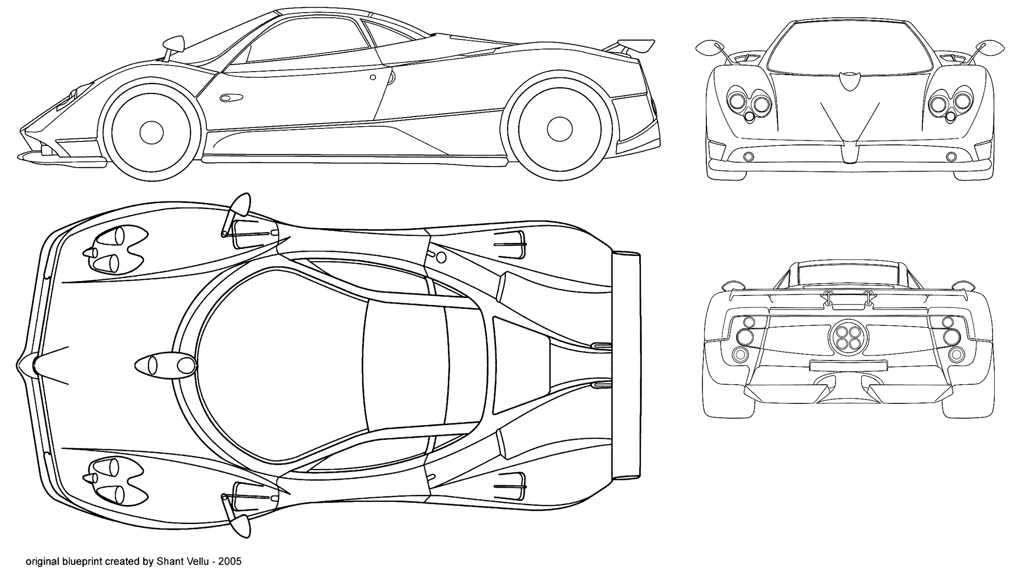 Кола Pagani Zonda C12