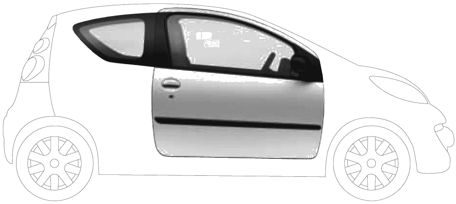 Кола Peugeot 1007 3-Door 2005