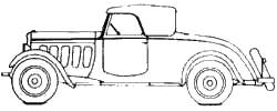 Кола Peugeot 301C Roadster TR3 1933