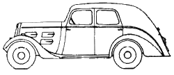 Кола Peugeot 301D Berline A6S 1936