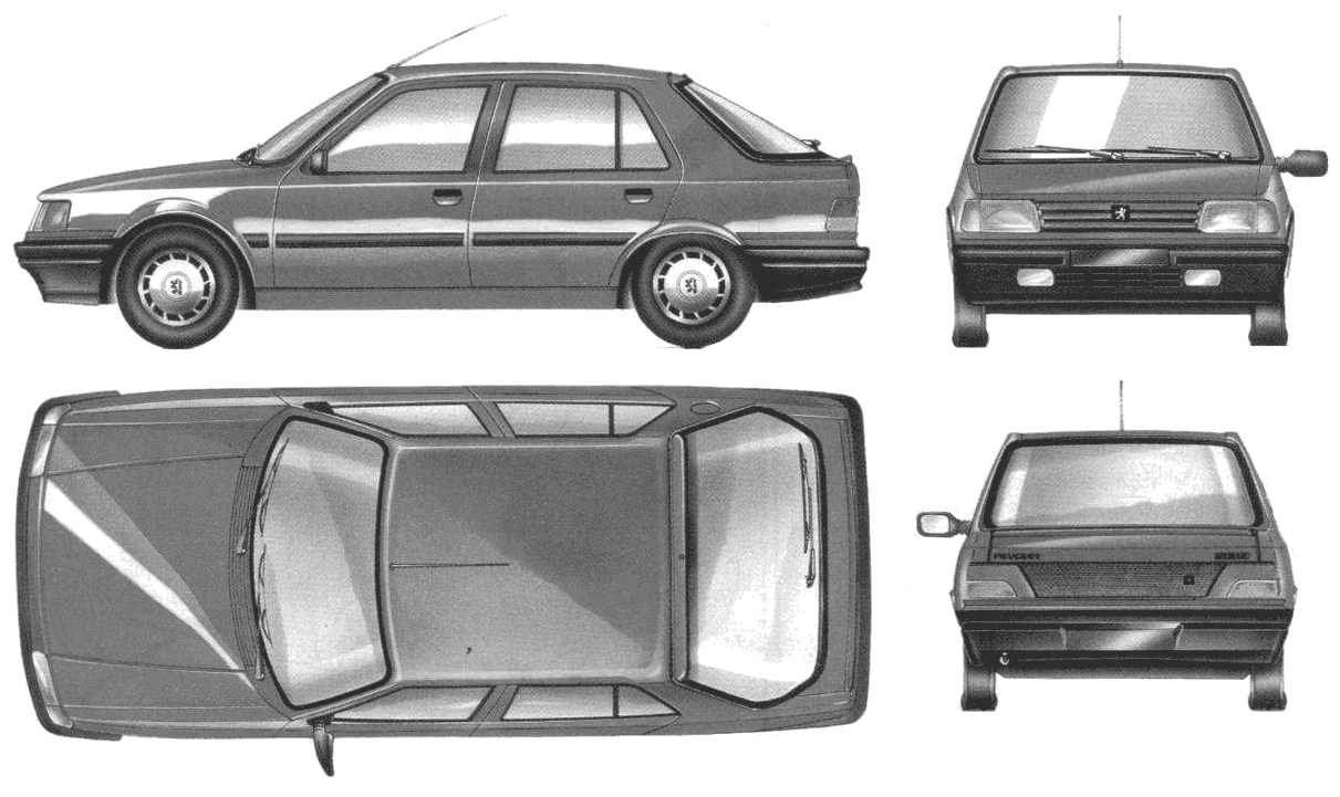 Кола Peugeot 309 5-Door 