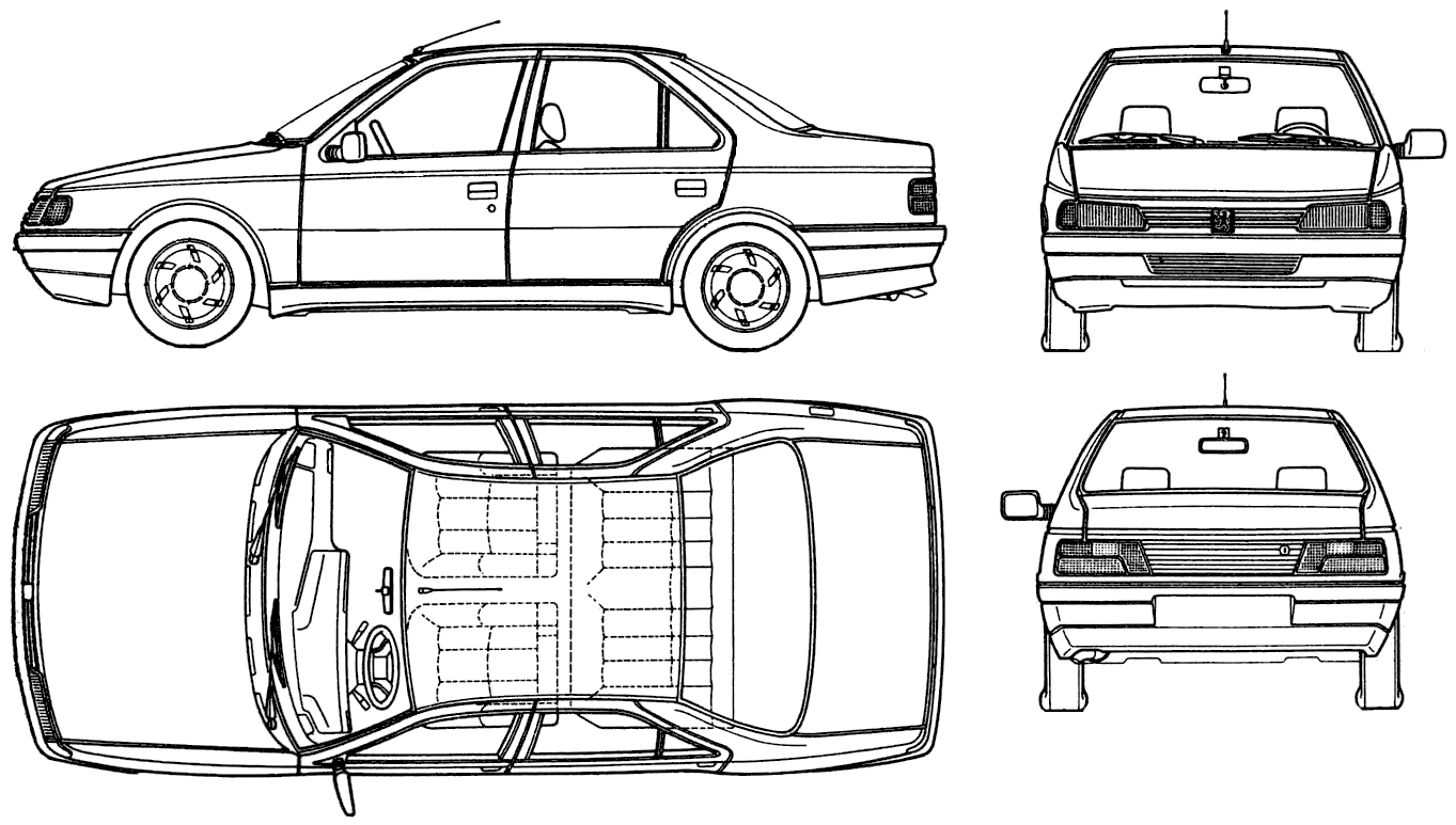 Кола Peugeot 405 1987