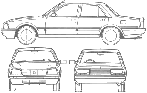 Кола Peugeot 505 1986