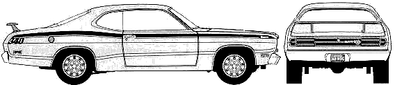 Кола Plymouth Duster 1971