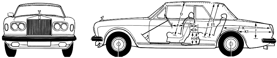Кола Rolls Royce Corniche 1981