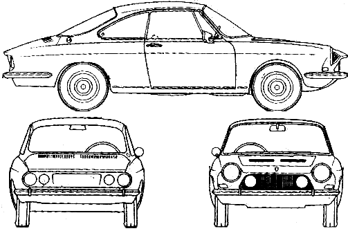 Bil Simca 1200 S Coupe 1967