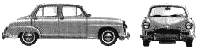 Bil Simca Aronde 1951