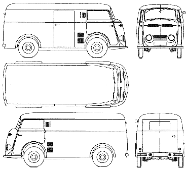 Кола Tempo Matador 1000 Van 1952
