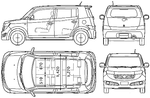 Bil Toyota bB 2006
