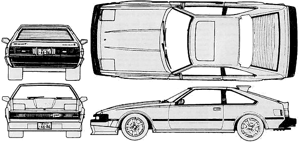 Кола Toyota Celica Supra 2.8 GT Twin-Cam 1982