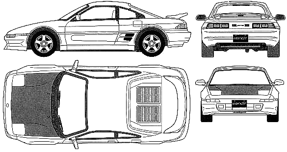 Кола Toyota MR2 1996
