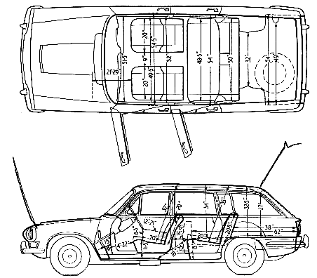 Кола Triumph 2000 Estate 1966