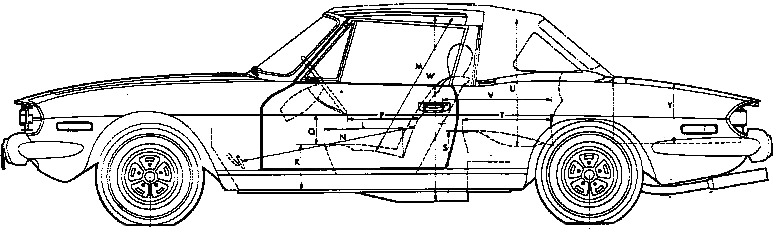 Кола Triumph Stag 1975 
